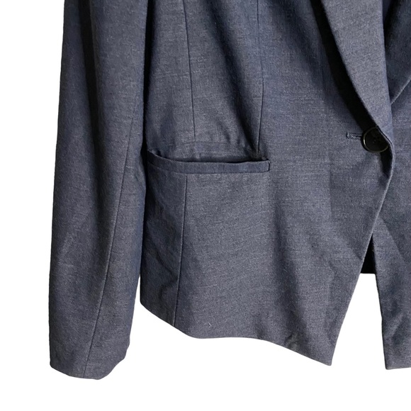 Antonio Melani Women's Blue Single Breasted Blazer - Picture 4 of 8